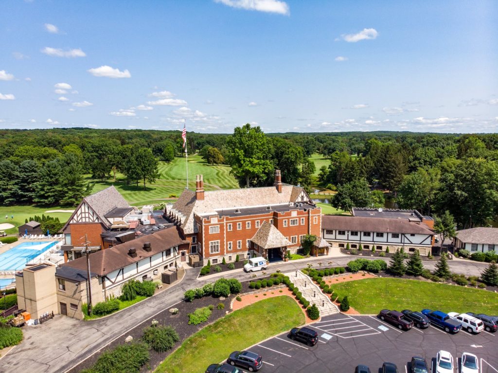 YCC Clubhouse and Course from Drone